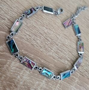 Vintage Abalone Shell Bracelet